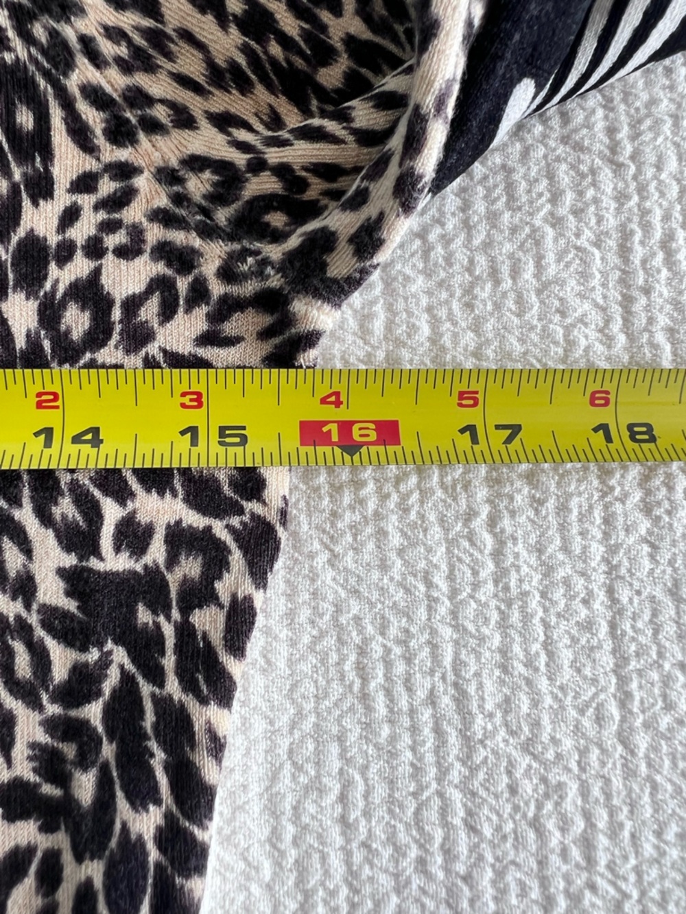 Set Of Two Jersey Knit Long Sleeve Tops Abstract Flower Animal Print EUC Size: S - Picture 7 of 16
